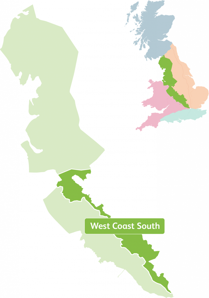 West Coast Rail Route Map