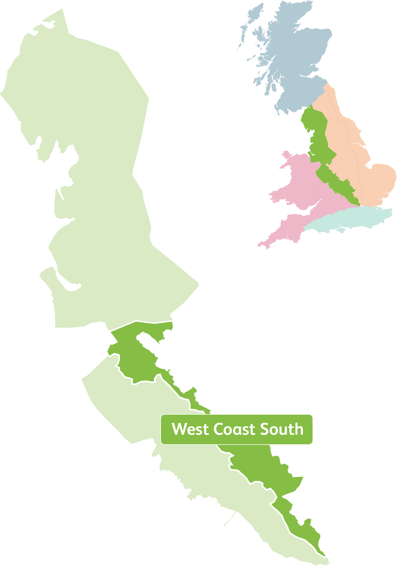 West Coast route - Network