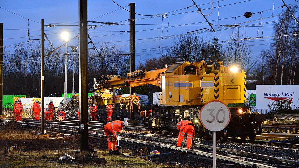 York Track Upgrade Network Rail