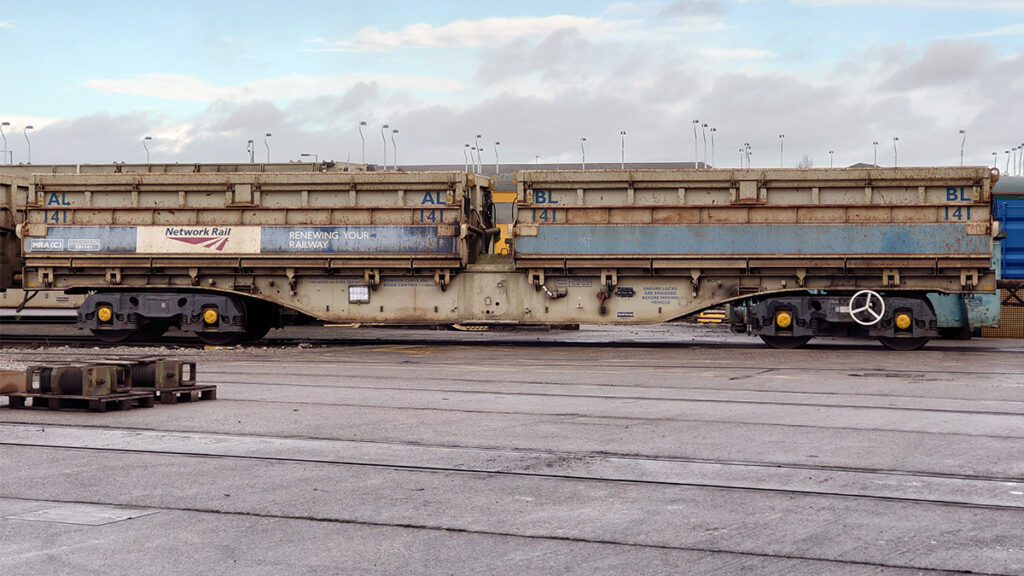 An old side-tipper wagon before it's been repurposed.